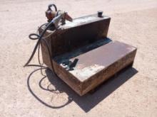 L Shaped Fuel Transfer Tank w/Pump