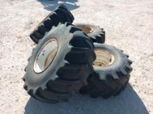 (4) Wheels w/Tires for Ditch Witch 7600