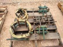 (6) Line Up Pipe Clamps