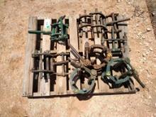 (7) Line Up Pipe Clamps