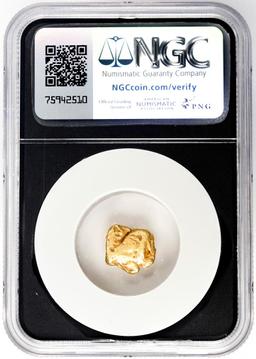 3.48 Gram Yukon Gold Nugget NGC Vaultbox Unvaulted