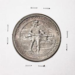 1925 Fort Vancouver Centennial Commemorative Half Dollar Coin