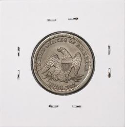 1860 Seated Liberty Quarter Coin