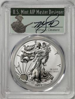 2019-S Enhanced Reverse Proof $1 Silver Eagle Coin PCGS PR69 FDOI Cleveland Signature