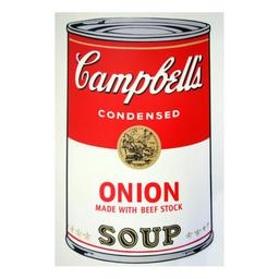 Andy Warhol "Soup Can Series I" Print Serigraph On Paper