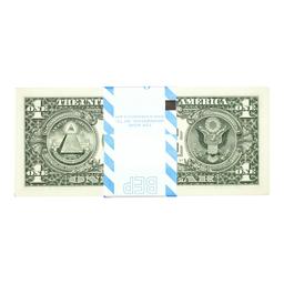 Pack of (100) Consecutive 2017A $1 Federal Reserve Star Notes Atlanta