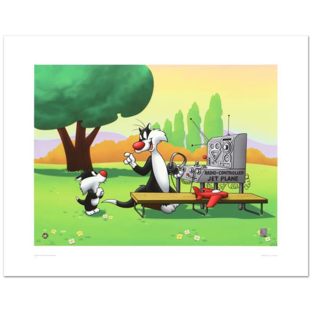 Looney Tunes "Sylvester & Son, Radio Controlled Jet" Limited Edition Giclee on Paper
