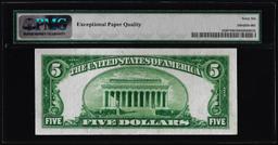 1934 $5 Silver Certificate Star Note Fr.1650* PMG Gem Uncirculated 66EPQ