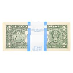 Pack of (100) Consecutive 2013 $1 Federal Reserve Notes San Francisco