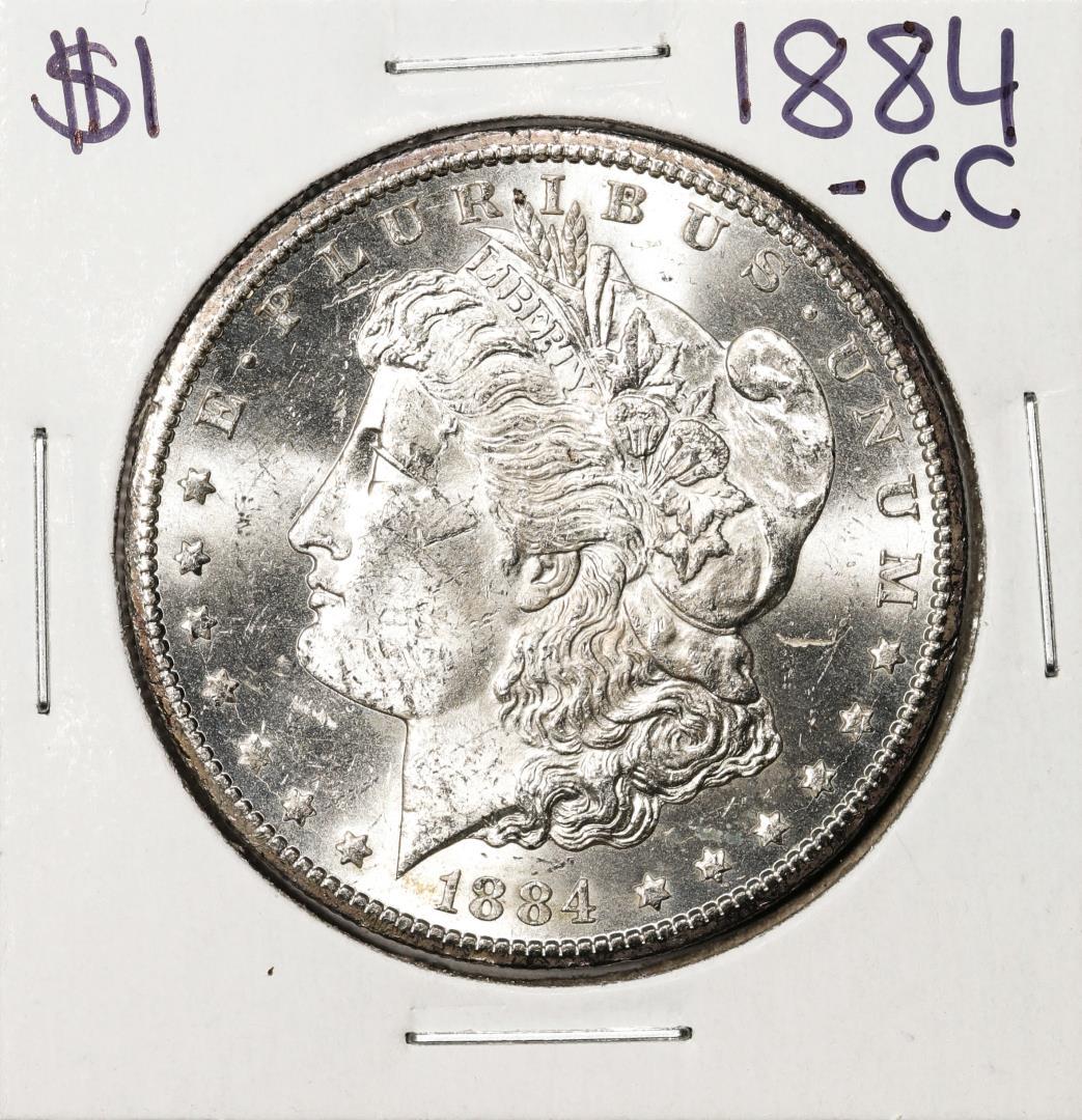 1884-CC $1 Morgan Silver Dollar Coin