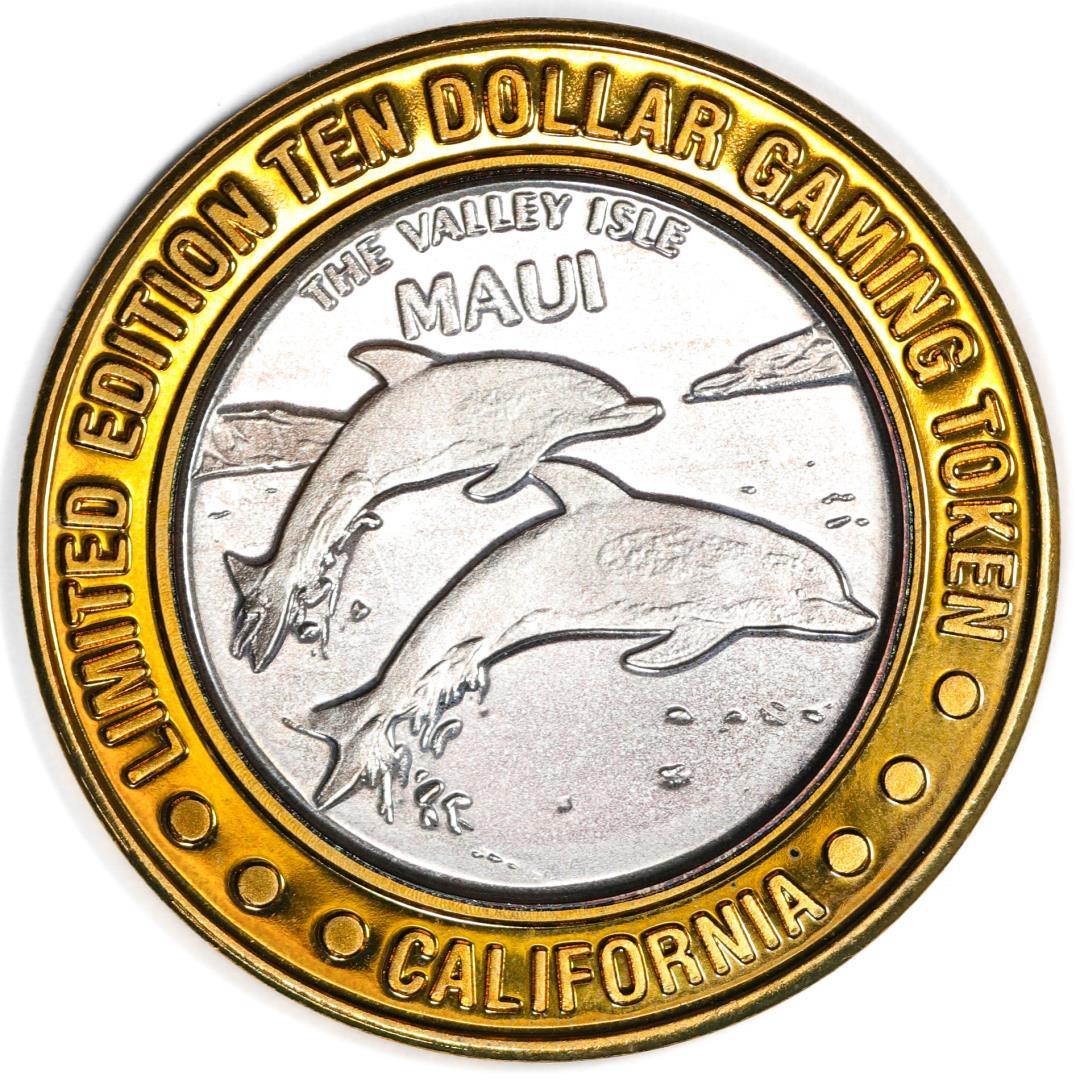 .999 Silver Sam Boyd's California Hotel $10 Casino Limited Edition Gaming Token