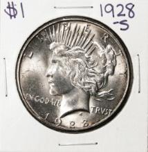 1928-S $1 Peace Silver Dollar Coin