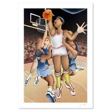 Yuval Mahler "Basketball" Limited Edition Serigraph On Paper