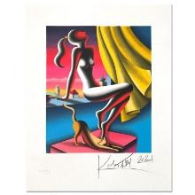 Mark Kostabi "Breezy" Limited Edition Serigraph on Paper