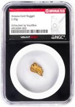 2.45 Gram Arizona Gold Nugget NGC Vaultbox Unvaulted