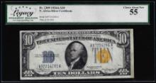 1934A $10 North Africa WWII Silver Certificate Note Fr.2309 Legacy Ch. About New 55