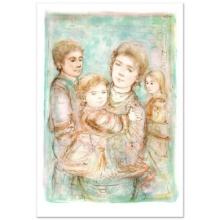 Edna Hibel (1917-2014) "Portrait of a Family" Limited Edition Lithograph on Paper