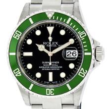 Rolex Mens Stainless Steel "Kermit" Submariner Wristwatch