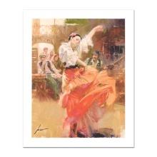 Pino (1939-2010) "Flamenco In Red" Limited Edition Giclee On Paper