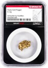 4.12 Gram Alaska Gold Nugget NGC Vaultbox Unvaulted