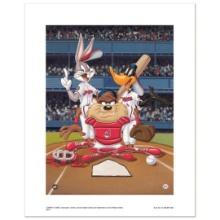 Looney Tunes "At the Plate (Indians)" Limited Edition Giclee on Paper