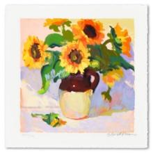 S.Burkett Kaiser "Sunflowers" Limited Edition Giclee on Paper