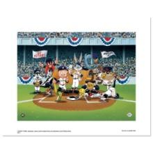 Looney Tunes "Line Up At The Plate (Astros)" Limited Edition Giclee on Paper