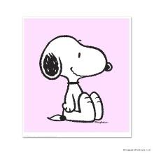 Peanuts "Snoopy: Pink" Limited Edition Giclee On Paper