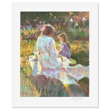 Don Hatfield "Afternoon Chat" Limited Edition Serigraph on Paper