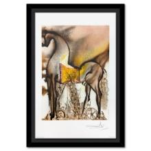 Salvador Dali (1904-1989) "Cheval de Troie (Trojan Horse)" Lithograph on Paper