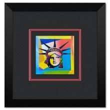 Peter Max "Liberty Head" Limited Edition Lithograph on Paper