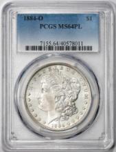 1884-O $1 Morgan Silver Dollar Coin PCGS MS64PL
