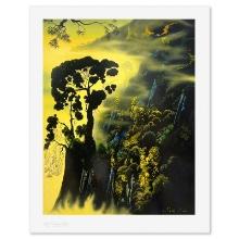 Eyvind Earle (1916-2000) "Sunset Silhouette" Limited Edition Printers Proof on Paper