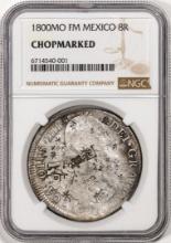 1800MO FM Mexico 8 Reales Silver Coin NGC Chopmarked