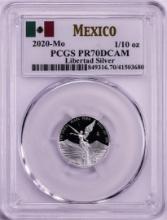 2020-Mo Mexico Proof 1/10 oz Silver Libertad Coin PCGS PR70DCAM