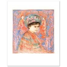 Edna Hibel (1917-2014) "Boy with Turban" Limited Edition Lithograph on Paper