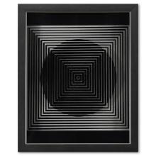 Victor Vasarely (1908-1997) Print Mixed Media On Board