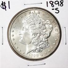 1898-S $1 Morgan Silver Dollar Coin