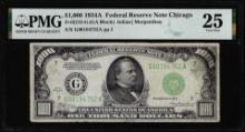 1934A $1,000 Federal Reserve Note Chicago Fr.2212-G PMG Very Fine 25