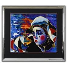 Martiros Manoukian "Wistful Beauty" Limited Edition Mixed Media on Paper