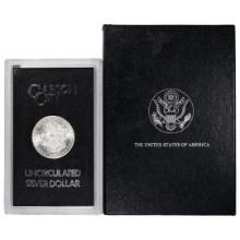 1880-CC $1 Morgan Silver Dollar Coin GSA Hoard Uncirculated w/Box