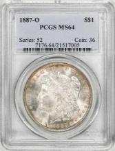 1887-O $1 Morgan Silver Dollar Coin PCGS MS64