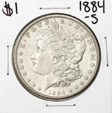 1884-S $1 Morgan Silver Dollar Coin