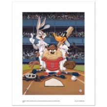Looney Tunes "At the Plate (Red Sox)" Limited Edition Giclee on Paper