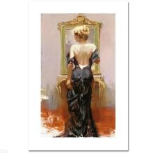 Pino (1939-2010) "Evening Elegance" Limited Edition Giclee On Canvas