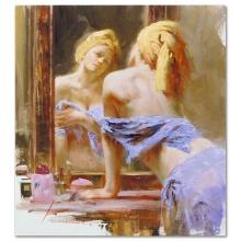 Pino (1939-2010) "Morning Reflections" Limited Edition Giclee On Canvas