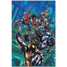 Marvel Comics "New Avengers Finale #1" Limited Edition Giclee On Canvas