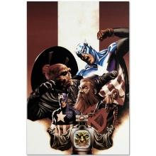 Marvel Comics "Captain America #42" Limited Edition Giclee On Canvas