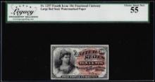 1863 Fourth Issue 10 Cents Fractional Note Fr.1257 Legacy Choice About New 55