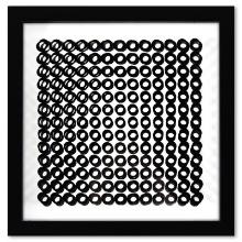 Victor Vasarely (1908-1997) Print Mixed Media On Board